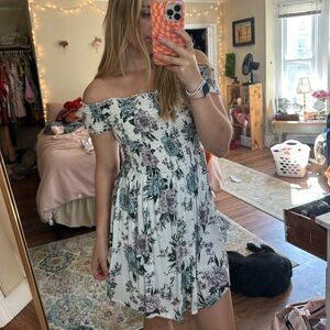 Off the shoulder dress